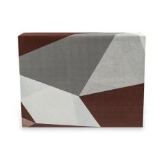 Lençol de Cima  c/ Bainha Solteirão Percal Estampado 180 Fios - Dryka 