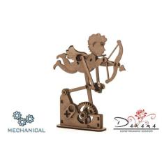 Cupido mecânico - quebra cabeças mecânico 3d - darama