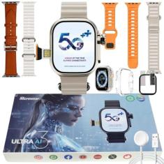 Smartwatch Ultra Ai3 PRO 16GB chip 4G câmera frontal rotativa integrad