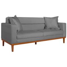 Sofá 2 Lugares Viena Suede - Amarena Móveis Cor Cinza