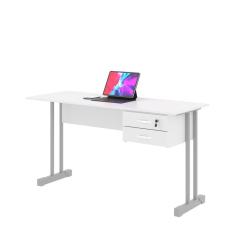 Mesa De Computador Bloc 1200 Ale Branco