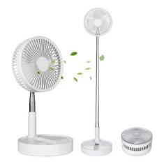 Ventilador Dobrável Portátil Piso Mesa Usb Ajustável