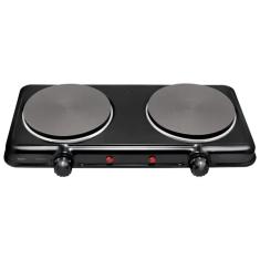 Fogao De Mesa Eletrico Portatil 2 Bocas Elgin - 42fog0202000 Preto 220V