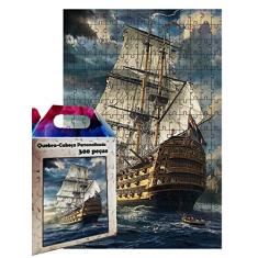 Quebra-cabeça Navio Pirata de 300 peças