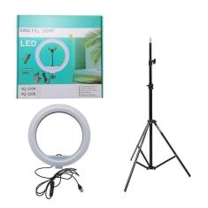Ring Fill Light Led Iluminador 12  30Cm Suporte Usb YQ-320B