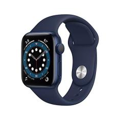Apple Watch Serie 6 40mm GPS/Caixa de Alumínio Azul com Pulseira Esportiva Navy