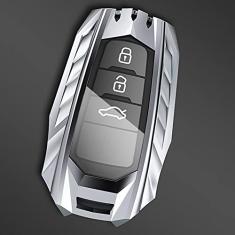 TPHJRM Porta-chaves do carro Capa de liga de zinco inteligente, adequada para Toyota Prius Camry Corolla CHR RAV4 Prado 2018, Porta-chaves do carro ABS Smart Car Key Fob