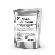 L-Glutamina Em Pó 500 g Puro Sabor Natural Refil Bodyactive