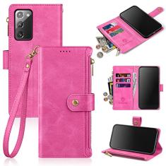 Antsturdy Capa carteira para Samsung Galaxy Note 20 5G com porta-cartões para mulheres e homens, capa para celular Galaxy Note 20 5G com bloqueio de RFID, capa flip de couro PU à prova de choque com