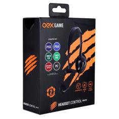 Headphone Gamer OEX Control -HS212 P3 -Com Microfone -Preto