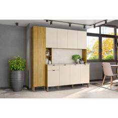 Armário para Cozinha 9 Portas 1 Gaveta Pulse - Kits Paraná