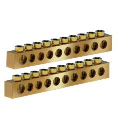 Barramento Neutro/Terra 10 Disjuntores com 2 Unidades Tigre