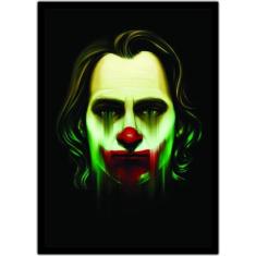 Quadro Decorativo Abstrato Coringa Super Heróis Nerd Geek Decorações C