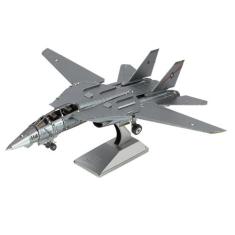 Miniatura de montar caça americano f-14 tomcat metal earth, Cinza