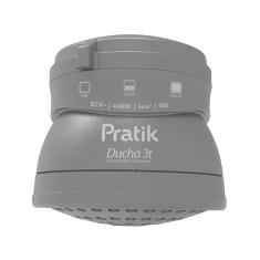 Chuveiro Ducha Pratik 3003-E/P5PK 3 Temperaturas Preto 4400W 127V
