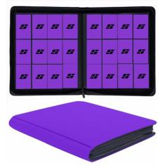 Fichário de cartão colecionável com 12 bolsos com 720 bolsos, álbum de cartão de carregamento lateral sem anel, álbum de cartas colecionáveis adequado para YuGiOh, MTG, TCG, cartões de jogo, cartões