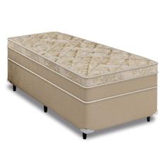 Cama Box Solteiro + Colchão Molas Ensacadas Don Cielo Viscogel Europillow 88x188x72cm