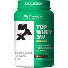 Max Titanium Top Whey 3W Mais Natural (900G) -