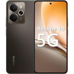 Smartphone Realme 14 5G, 256GB, 12GB RAM, Tela 6,67 AMOLED 120Hz, Câme