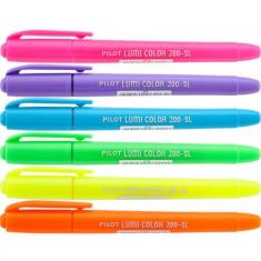 Pincel Marca Texto Pilot Lumi Color 200-SL, Verde
