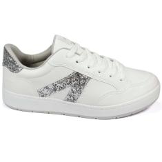 Tênis Via Marte Napa Glitter Feminino 076-001-02-Feminino