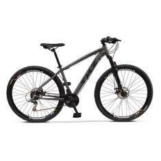 Bicicleta Aro 29 Alumínio 21 Vel SHIMANO TKZ Fuji Freio a Disco e Susp