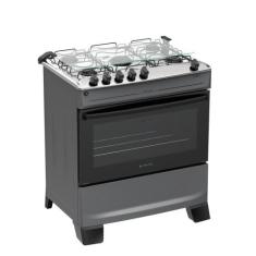 Fogão 5 Bocas Atlas Mônaco Top, Titanium, Bvolt