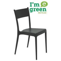 Cadeira Diana Preto Eco Em Polipropileno Reciclado Tramontina