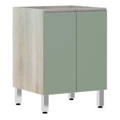 Balcão de Cozinha sem Tampo 60cm 2 Portas Lis Luciane Móveis