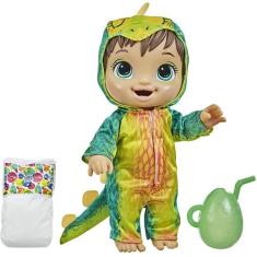 Boneca Baby Alive Dino Cuties Morena - Hasbro F0934