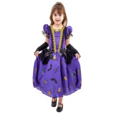 Fantasia Bruxinha Soberana Roxa Infantil