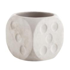 CACHEPOT DADO EM CIMENTO