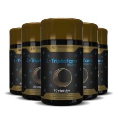 5x L-TRIPTOFANO COM MARACUJA 860MG 30CAPS HF SUPLEMENTS - HF SUPLEMENT