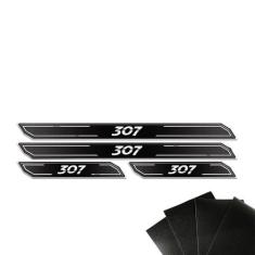 Jogo de Soleira Diamante Peugeot 307 Com Protetor De Porta - SPORTINOX