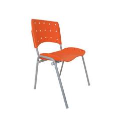 Cadeira Secretaria Ergoplax Fixa BC - Maiart, Laranja