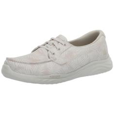 Skechers Sapato náutico feminino, Natural, 38
