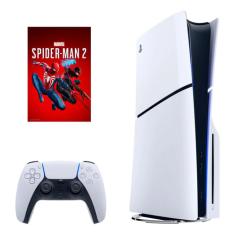 Console Playstation 5 Slim + Spider Man 2 + Cor Branco PlayStation 5