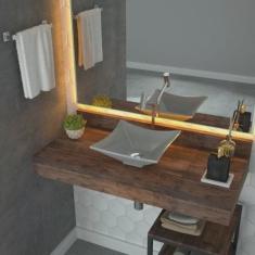 Kit Cuba L30 com Torneira Link 1062 Metal e Válvula Click 1 B Compace