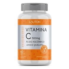 Vitamina C 500mg + Zinco 7mg 60 Cps Vegano | Lauton