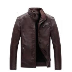 Jaqueta de couro Masculina Marrom- GG - Boatto