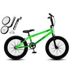Bicicleta Aro 20 BMX Infantil PRO X S1 V-Brake Aros em Aluminio Com Ro
