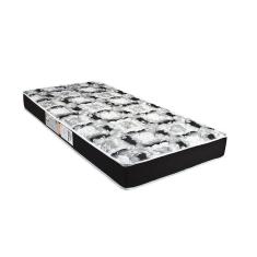 Colchão Solteiro Espuma Roland Garros Black D23 88x188x14cm Antiácaro e Antifungo Luckspuma