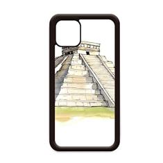 Capa El Castillo in Mesoamerican para iPhone 12 Pro Max para Apple Mini Mobile Case Shell