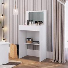 Penteadeira com Espelho Embutido Mimo Art in Móveis Branco