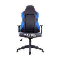 Cadeira gamer Preta c/azul MK-793 A - Makkon