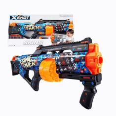 Lançador de Dardos X Shot Game Over Skins 16 Dardos Candide