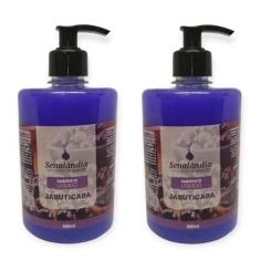 2 Sabonete Líquido Grande 500ml Lavanda Orquídea Açai Algodão Erva Doc