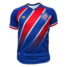 Camisa Bahia Esquadrão 2024 Uniforme 2 Jogo - Masculino, M, Azul, Verm