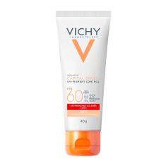 Protetor Solar Vichy Capital Soleil UV-Pigment Control FPS60 Cor 1.0 40g