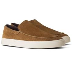Tênis Masculino Slip On Aramis Casual Easy Drive Camurça Confortável Elástico AM188-Masculino